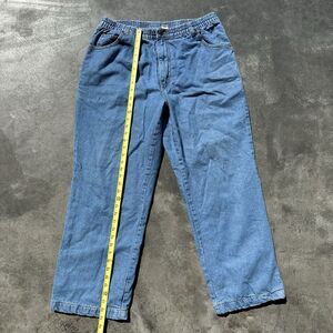 Haband Ice House Flannel Lined Jeans Men's Size 38M Blue Winter Warm Denim #73